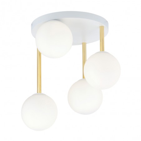 Ceiling Flush Lamp Telpa II Opal (4 lights)