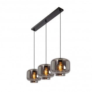 Regleta de techo Medine Fumé (3 luces)
