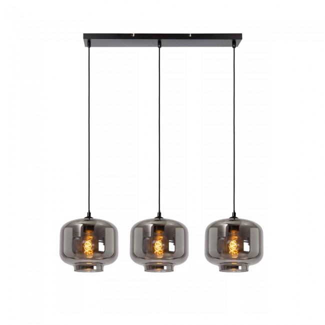 Regleta de techo Medine Fumé (3 luces)