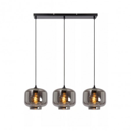 Ceiling Track Lamp Medine Smoked (3 lights)