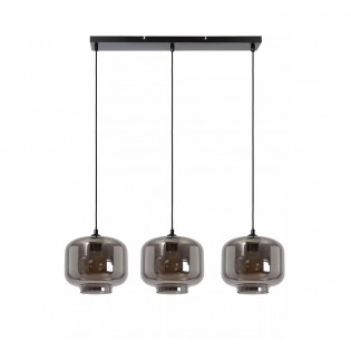 Regleta de techo Medine Fumé (3 luces)