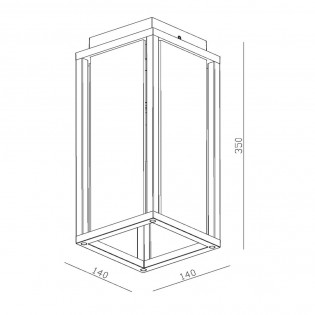 Outdoor Ceiling Flush Light Laurens