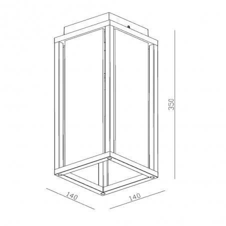 Outdoor Ceiling Flush Light Laurens