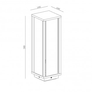 Outdoor Bollard Lamp Laurens