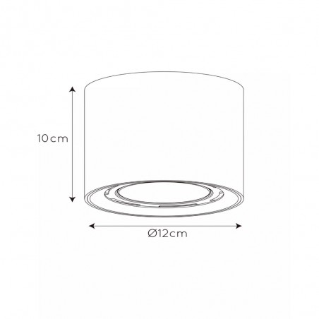Ceiling LED Spotlight Fedler Round (12W)