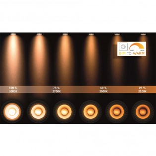 Ceiling LED Spotlight Fedler Square (12W)
