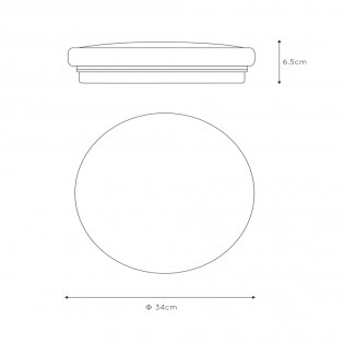 LED Ceiling Flush Light Otis Round (24W)