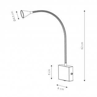 LED Reader Wall Lamp Buddy (4W)