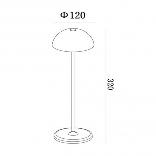 Joy Dimmbare LED-Tischleuchte für draußen (1,5W)