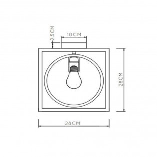 Ceiling Flush Lamp Suus