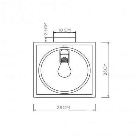 Ceiling Flush Lamp Suus