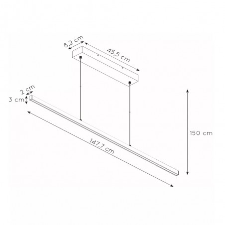 LED Pendant Lamp Sigma (38W)