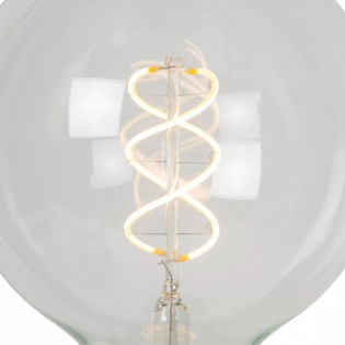 LED filament bulb E27 Transparent G125 II (5W)