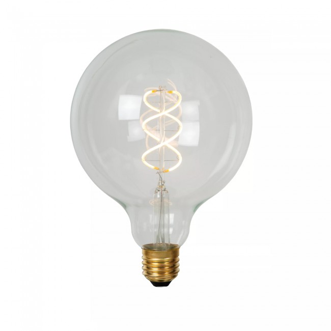 LED filament bulb E27 Transparent Dimmable G125 II (4,9W)