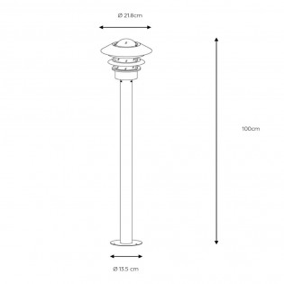 Outdoor Bollard Lamp Zico