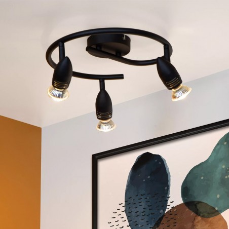 Ceiling Flush Light Caro (3 lights)