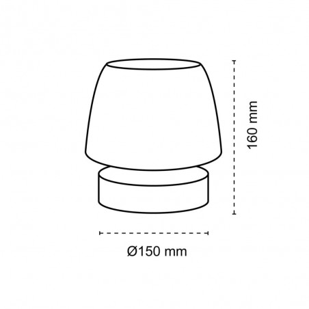 Rechargeable table lamp LED Small (3W)