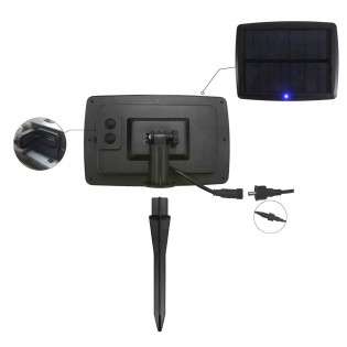 LED-Girlande für den Außenbereich mit Solarpanel (5W)