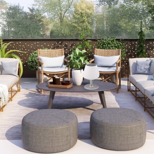 Solar LED Tischlampe Silber (5W)