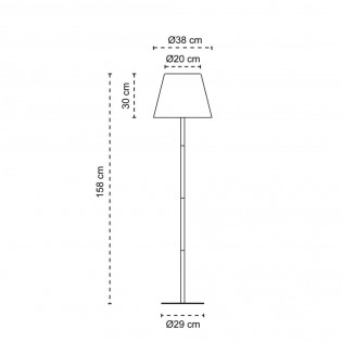 Solar LED Floor Lamp Balma
