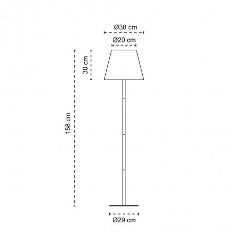 Solar LED Floor Lamp Balma