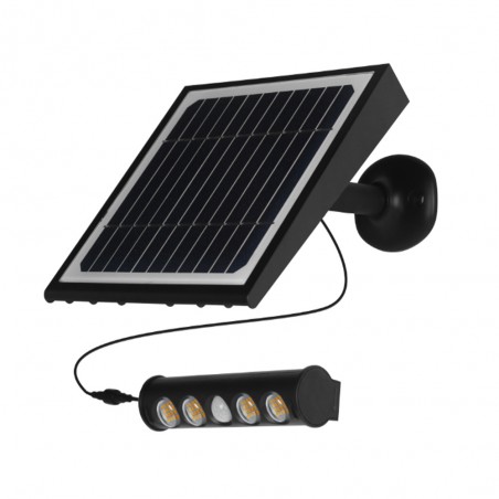 Solar-LED-Außenstrahler mit Bewegungssensor Mix (8W)