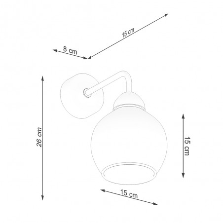 Wall lamp Alino