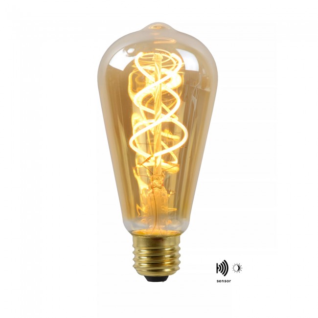 LED-Dämmerungsglühbirne E27 Amber ST64 (4W)