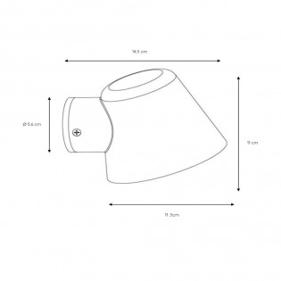 Outdoor Wall Lamp Dingo LED (5W)