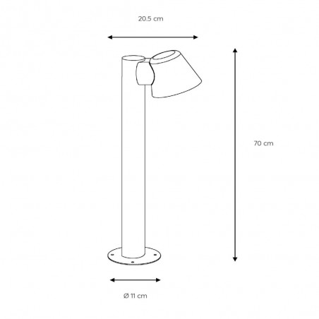 Outdoor Bollard Lamp Dingo LED (5W)