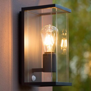 Outdoor wall lamp with motion sensor Claire