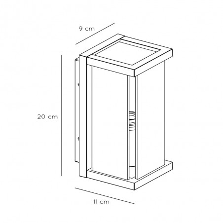 Outdoor wall lamp Claire Mini