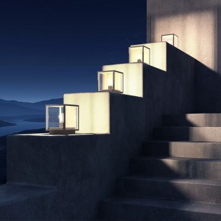 Outdoor Pedestal Lamp Claire