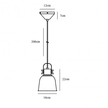 Ceiling lamp Adrian 16