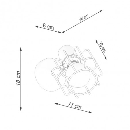 Wall lamp Beluci