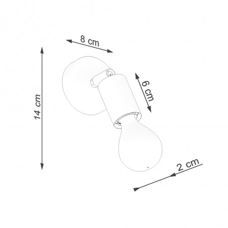 Wall lamp Fornes