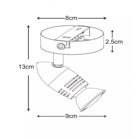 Caro LED-Deckenstrahler (5W)