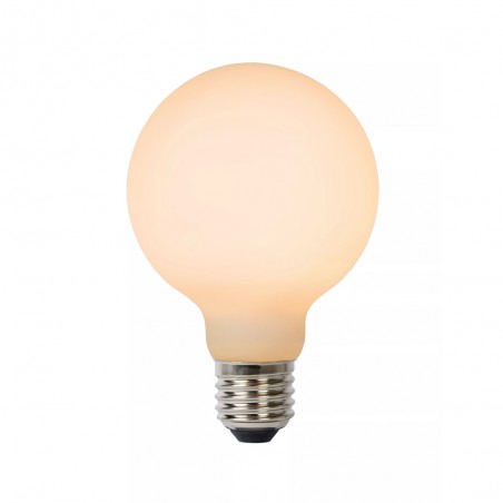 LED-Lampe E27 Opal G80 3-stufig (8W)