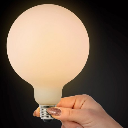 LED-Glühbirne E27 Opal G125 3-stufig (8W)