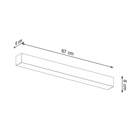 Flush light LED Pinne (17W)