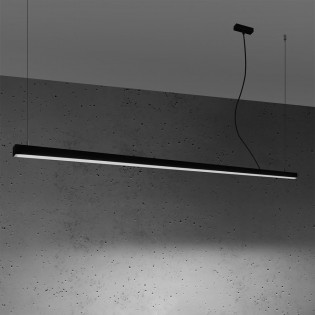 Pinne LED Deckenleuchte Schwarz (50W)