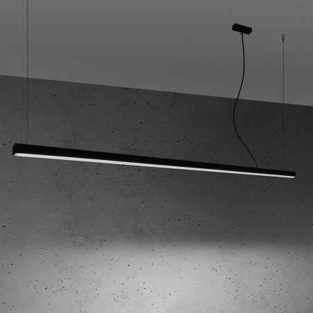 Pinne LED Deckenleuchte Schwarz (50W)