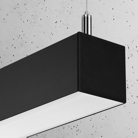 Pinne LED Deckenleuchte Schwarz (50W)
