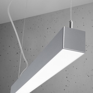 Pinne Grey LED-Pendelleuchte (50W)