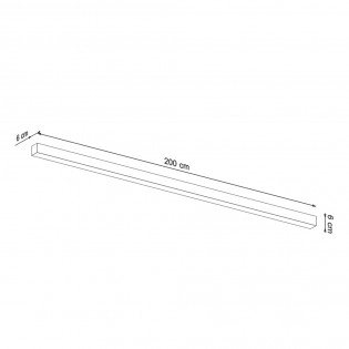 Pinne LED-Wandleuchte (50W) II