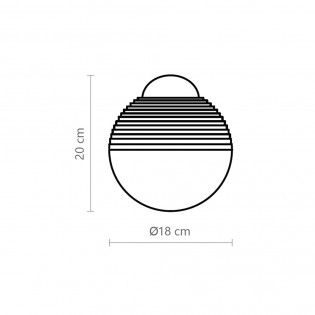 Terra LED tragbare Tischlampe (3W)