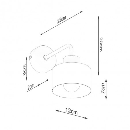 Wall lamp Savara