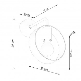 Wall lamp Titran