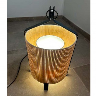 Fanal L Holz Tischlampe