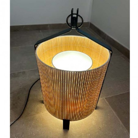 Fanal L Holz Tischlampe
